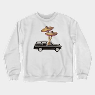 Mushroom Car Crewneck Sweatshirt